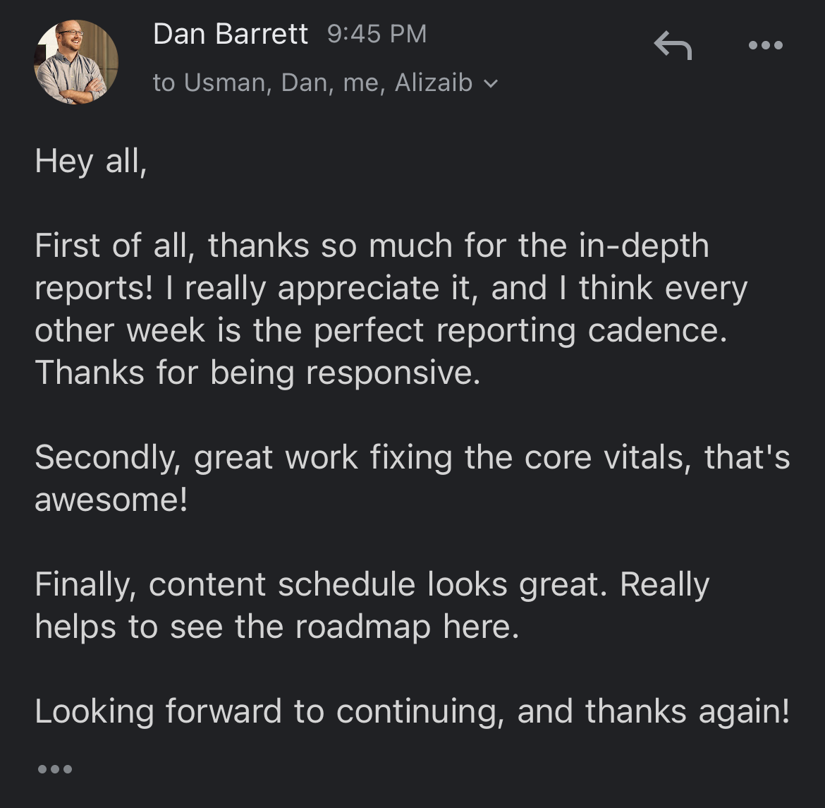 Report clarity clients actually notice